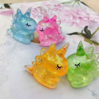 Игрушка антистресс - тянучка (гель) "Единорог" /9,3х7,2х4,5см./, арт. 35-154